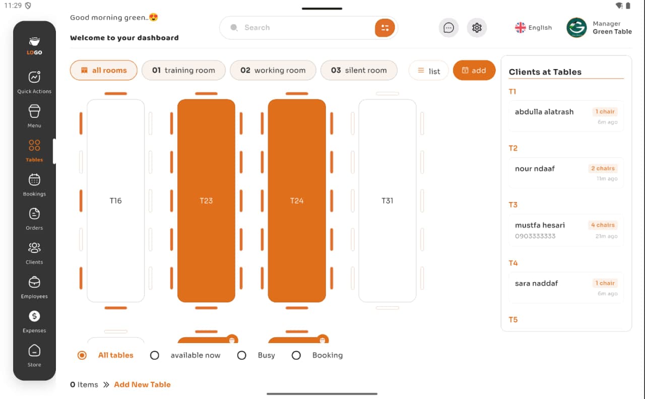 Dark Mug Coffee management application screenshot 6
