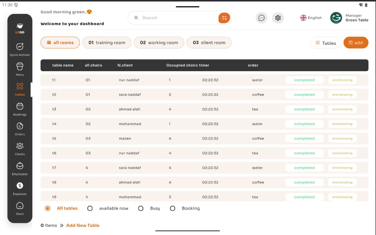 Dark Mug Coffee management application screenshot 8