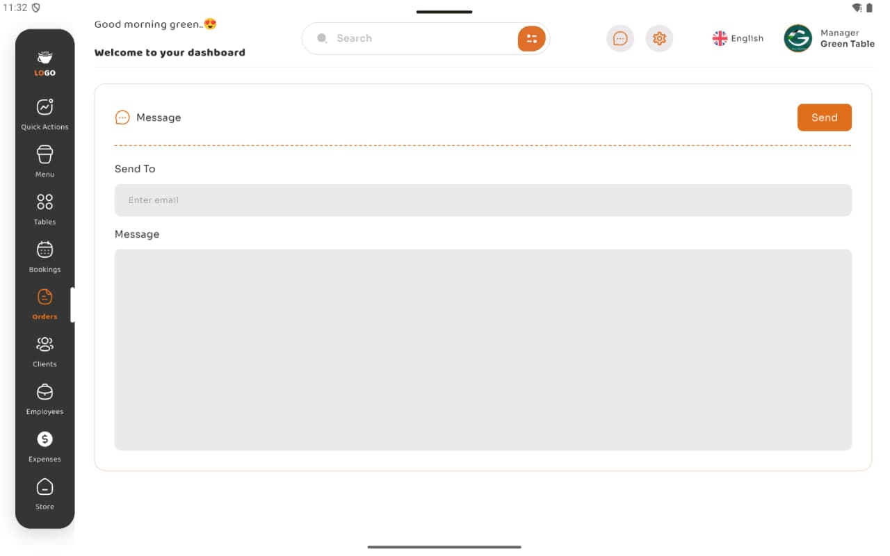 Dark Mug Coffee management application screenshot 16